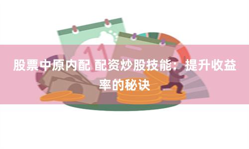 股票中原内配 配资炒股技能：提升收益率的秘诀